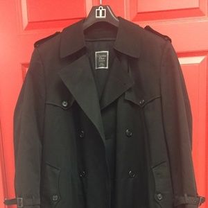 Christian Dior Double Breasted Trench Coat Black